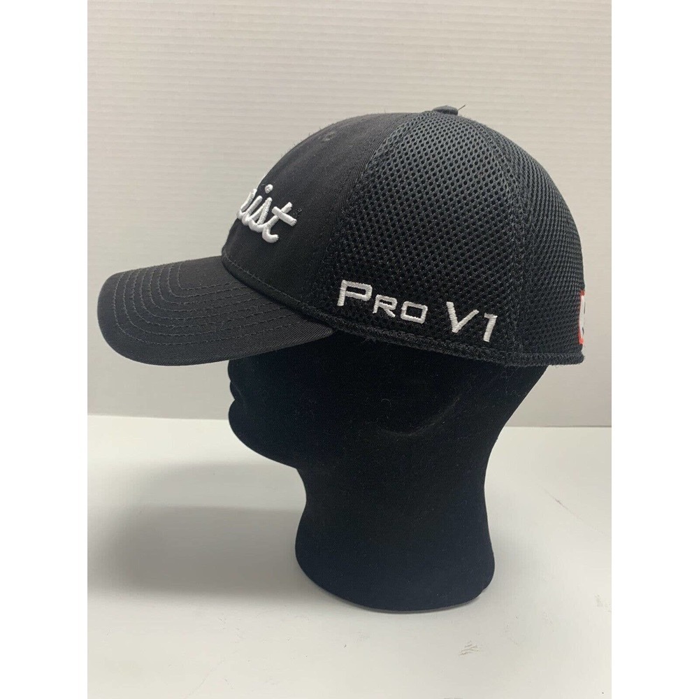 Titleist Foot Joy by New Era Men’s Pro V 1 Golf Cap Hat Black Medium/Large - Picture 4 of 8